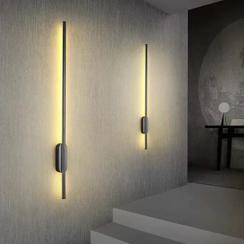 Vellora | Contemporary LED Wall Light in Black or Gold Finish