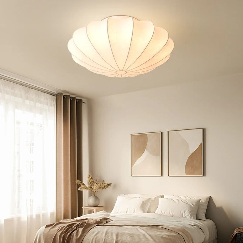 Kireli Silk Ceiling Light With Japanese Inspired Warm Glow