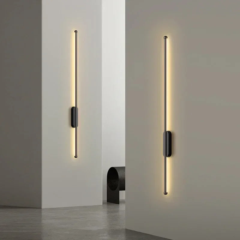 Vellora | Contemporary LED Wall Light in Black or Gold Finish