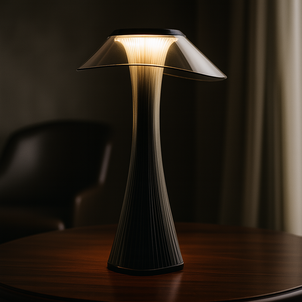 Eloria | Touch LED Lamp in Crystal With USB Charging and Dimmable Lighting