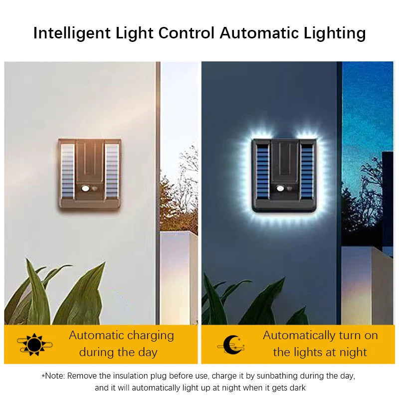 LumaFold | Solar Wall Light With Foldable Head And Remote Control