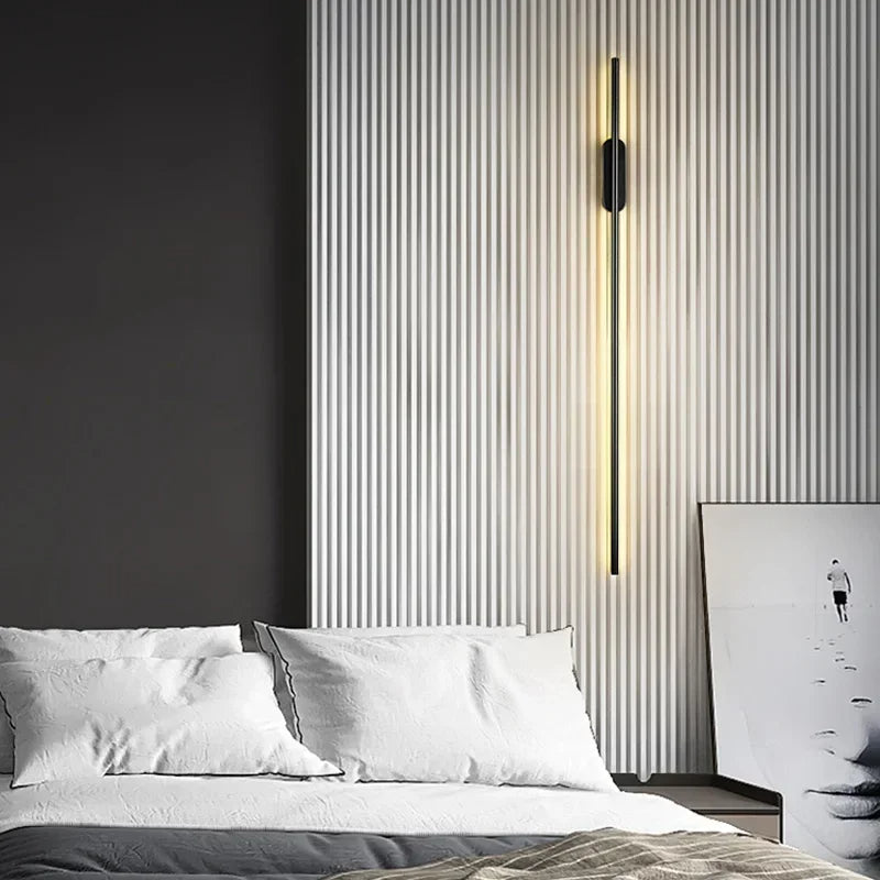 Vellora | Contemporary LED Wall Light in Black or Gold Finish