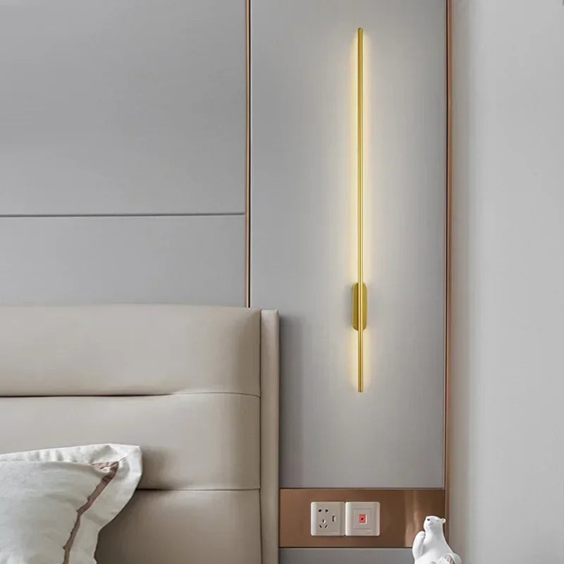 Vellora | Contemporary LED Wall Light in Black or Gold Finish