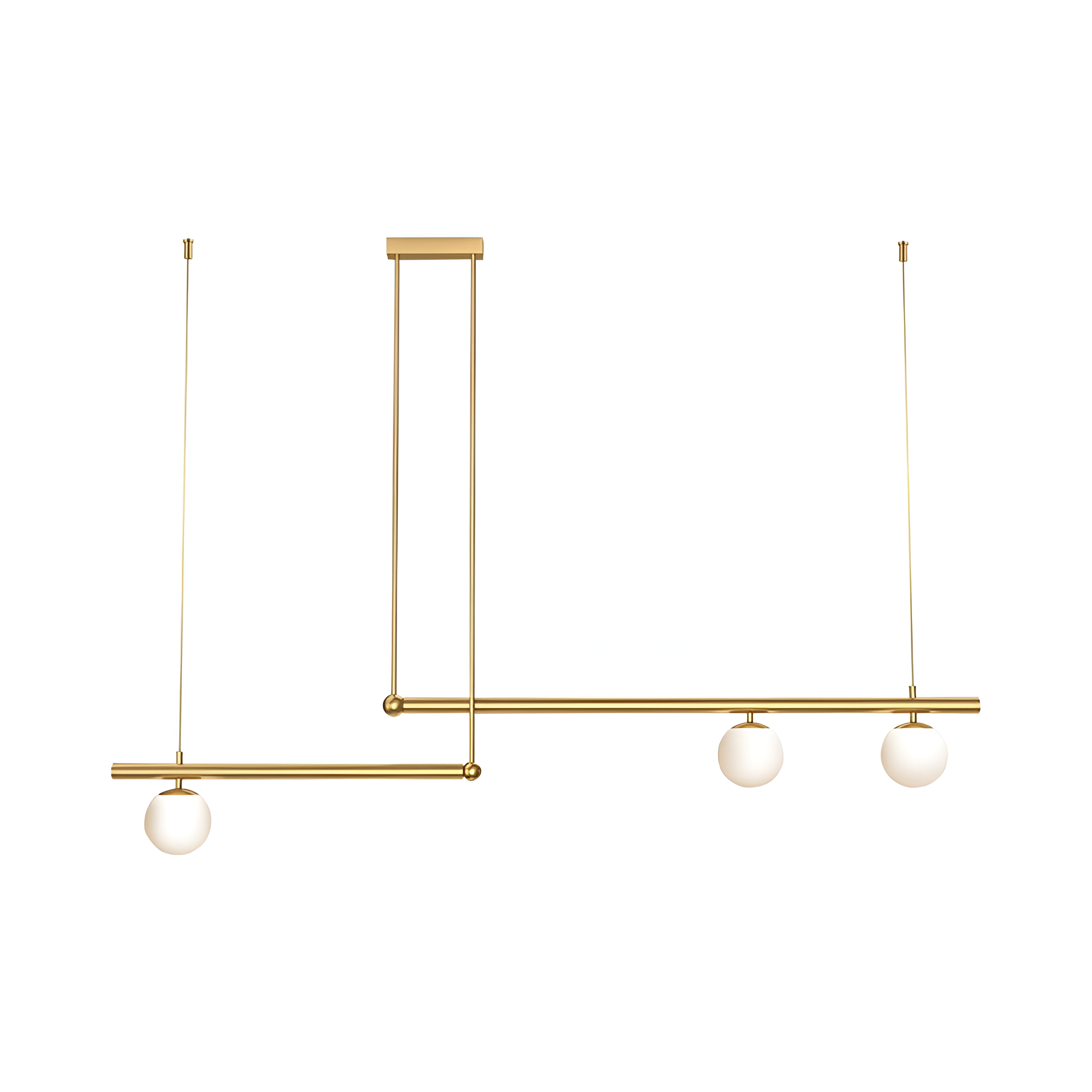 Ravelle | Scandinavian Glass Premium Linear Pendant Light