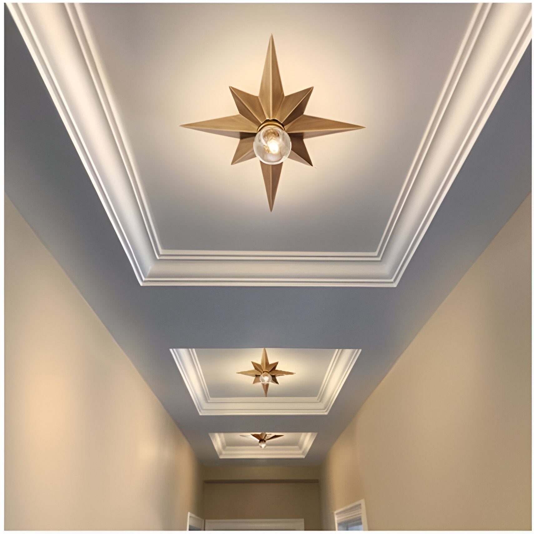 Solara | Modern Star-Shaped Ceiling Lamp