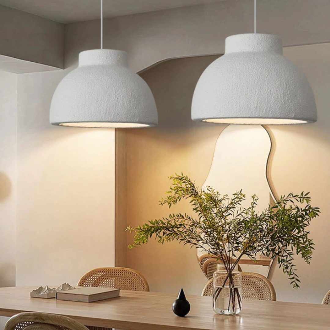 Solvi | Scandinavian Minimalist Pendant Lamp in Polystyrene