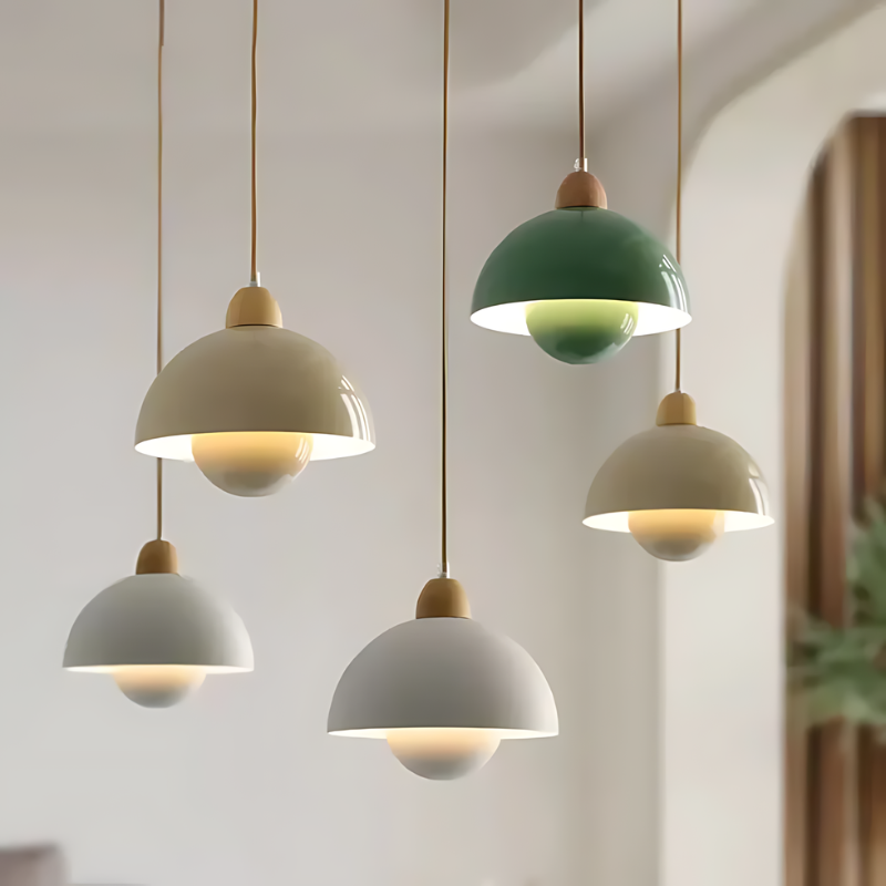 Carena Rustic Wooden Pendant Lamp for Warm, Ambient Lighting