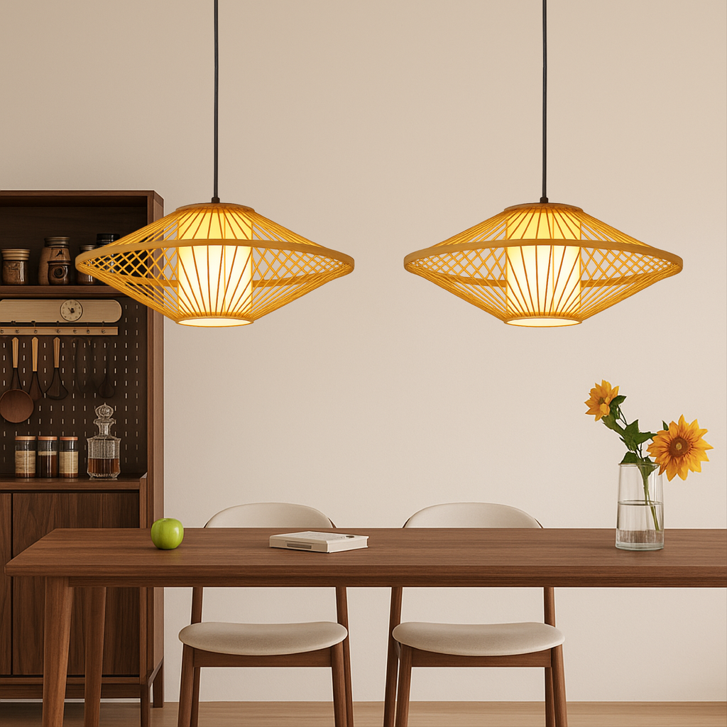 Hoshi | Japanese-Style Bamboo Pendant Lamp