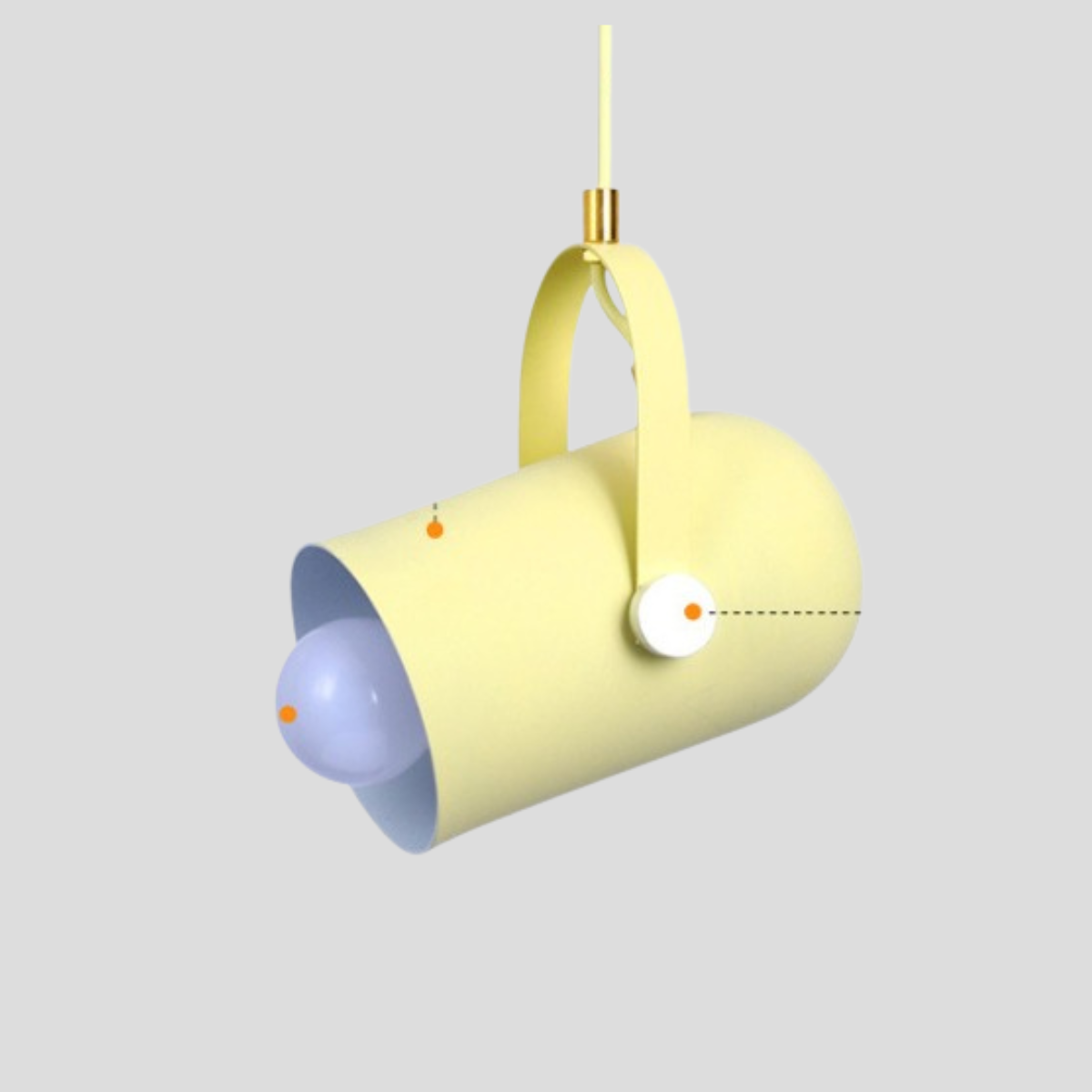 Eloria | Meridian Adjustable LED Pendant Light in Metal, Warm White, IP20 for Dining, Kitchen & Living Room