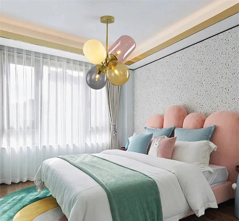 Elaris | Luxury Stained Glass Pendant Light