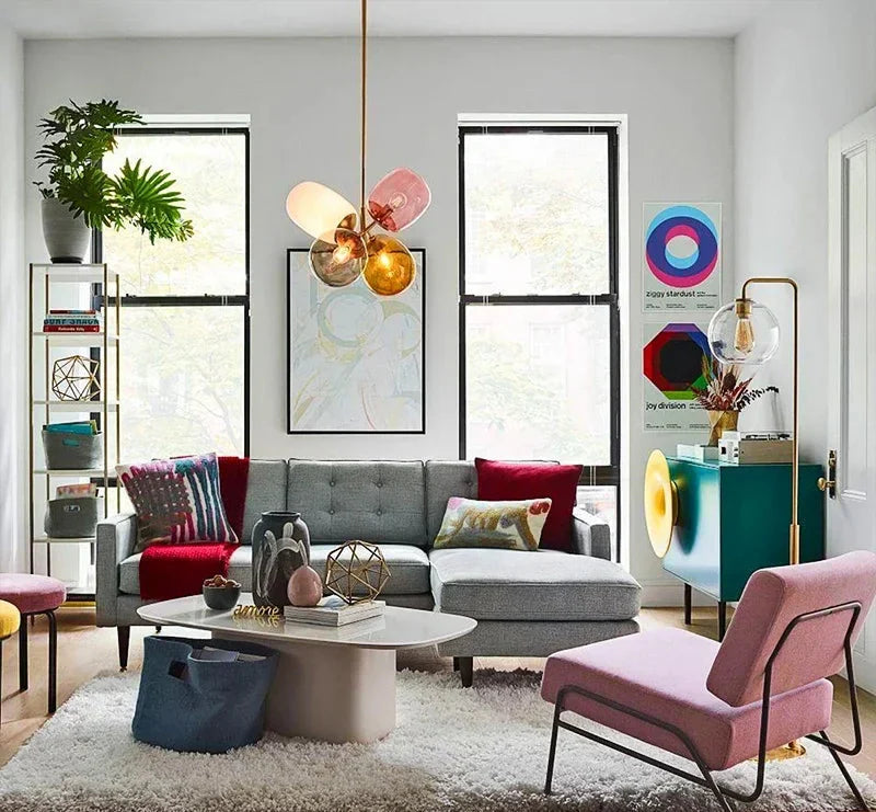 Elaris | Luxury Stained Glass Pendant Light