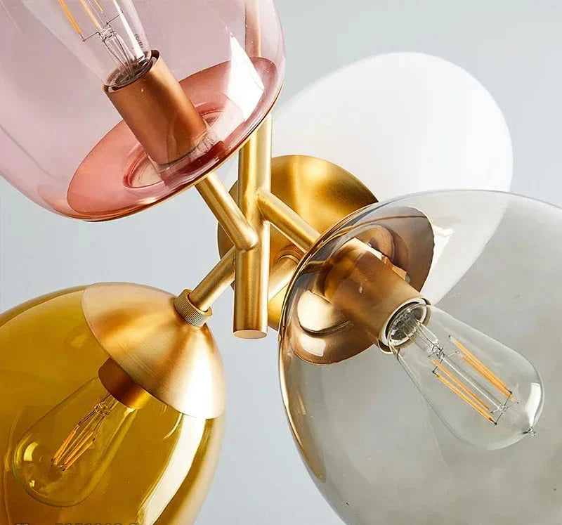 Elaris | Luxury Stained Glass Pendant Light