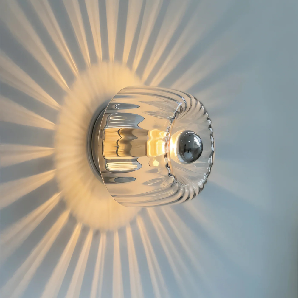 Art Deco Glass Wall Sconce