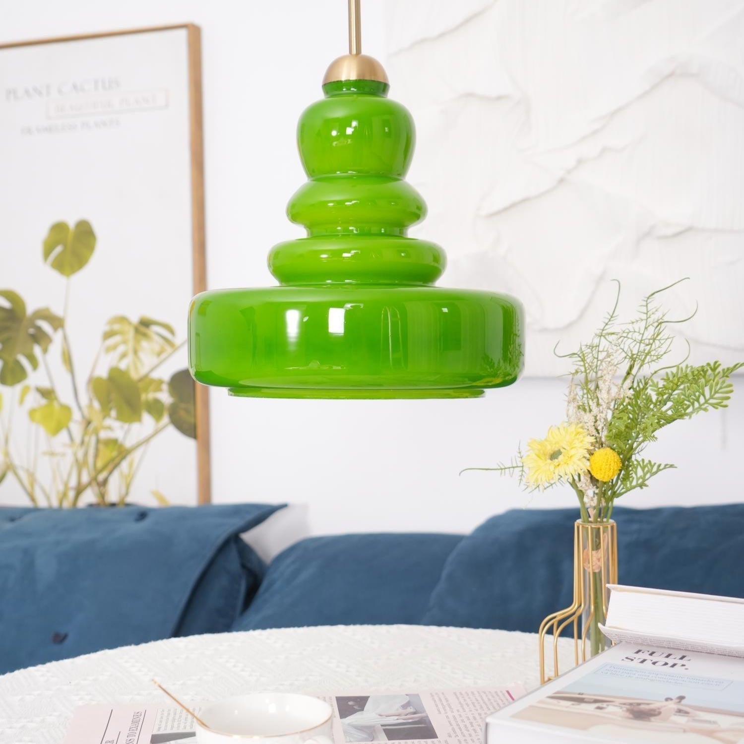 Lunara | Vintage Glass Pendant Light