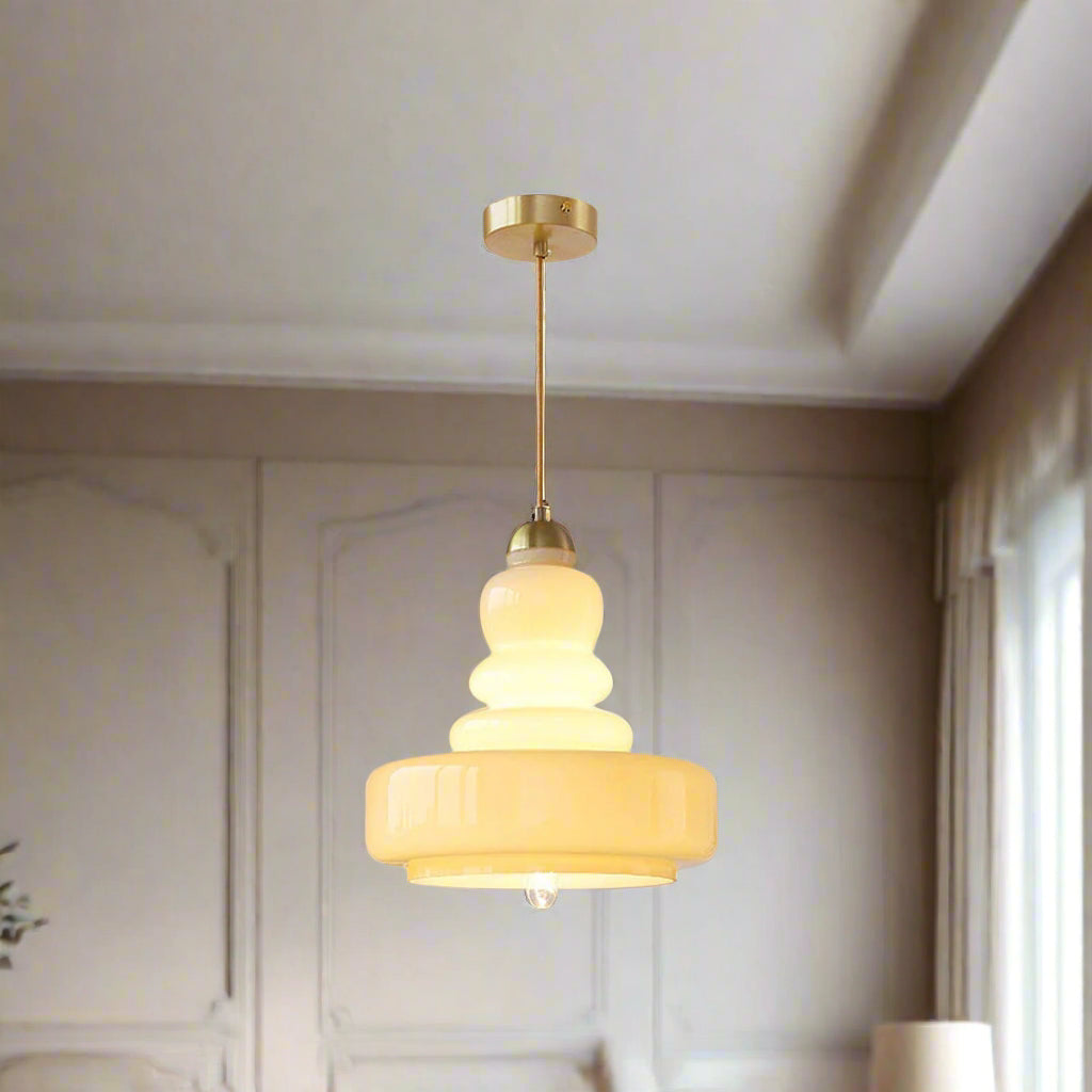 Lunara | Vintage Glass Pendant Light