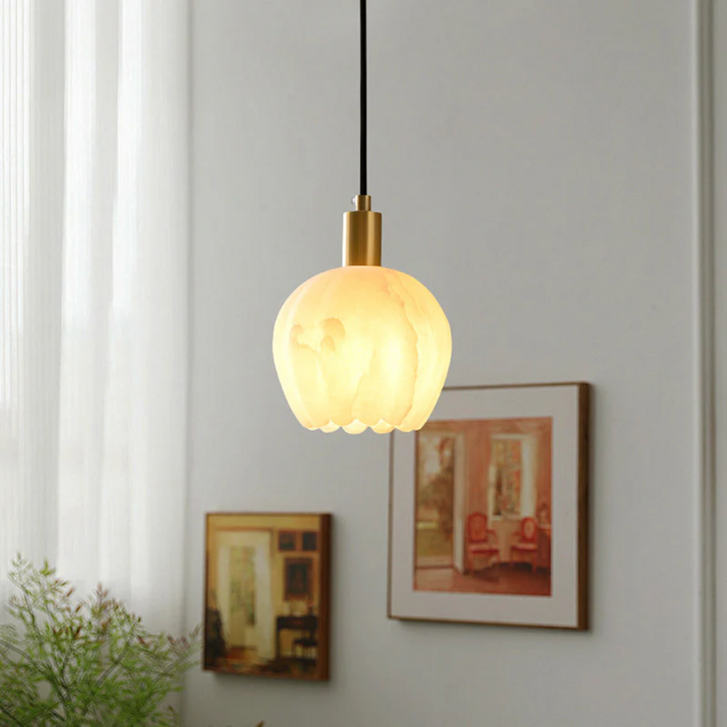 Calista | Luxury Alabaster Pendant Light