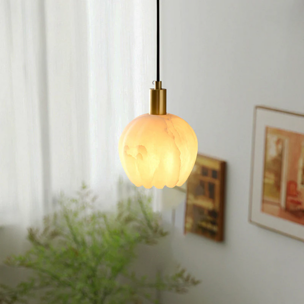 Calista | Luxury Alabaster Pendant Light