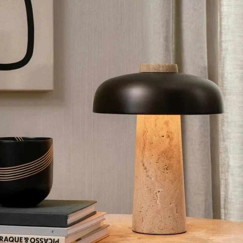 Caledon | Premium Travertine Table Lamp