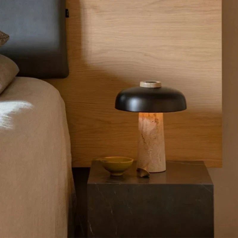 Caledon | Premium Travertine Table Lamp