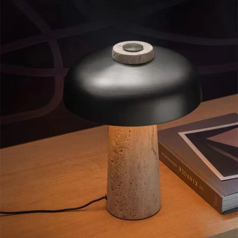 Caledon | Premium Travertine Table Lamp