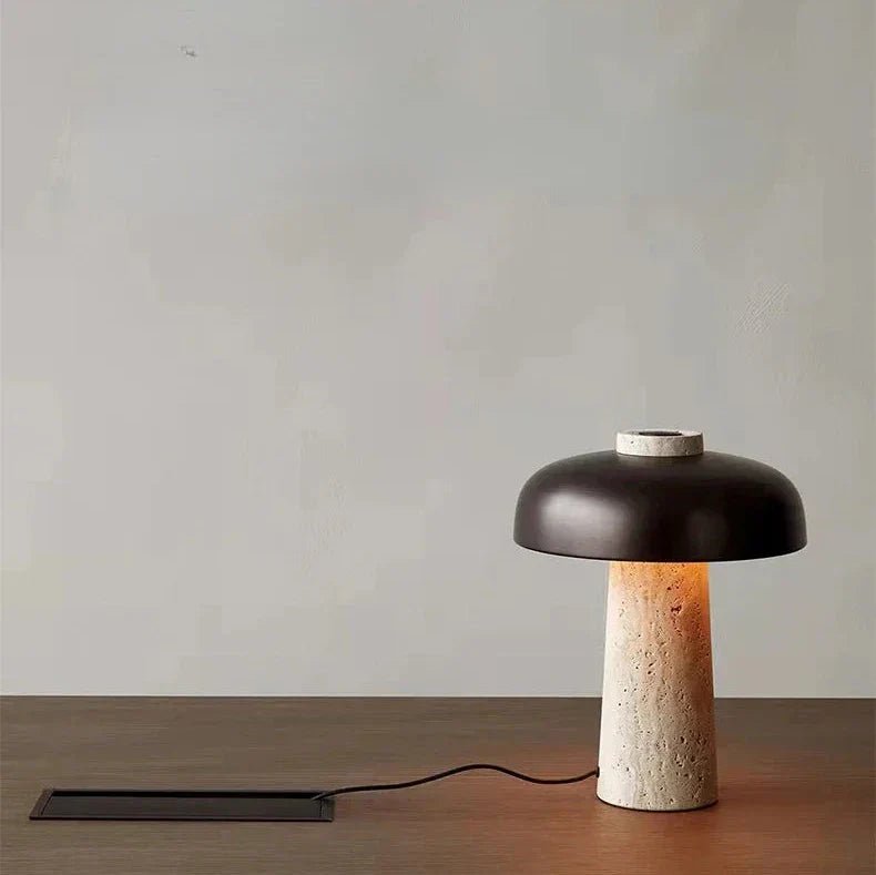 Caledon | Premium Travertine Table Lamp