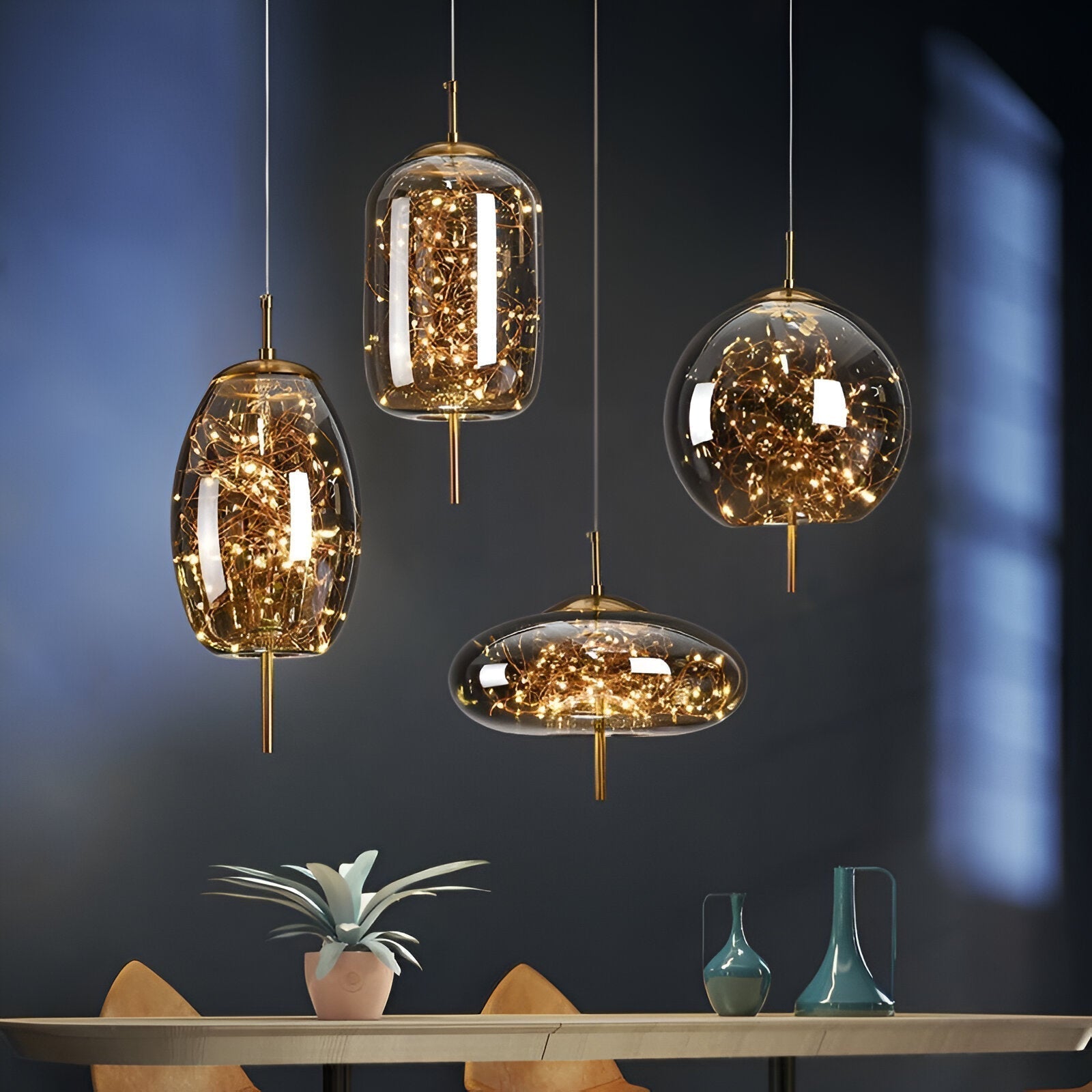 Nerelle | Luxury Nordic Glass Pendant Lamp