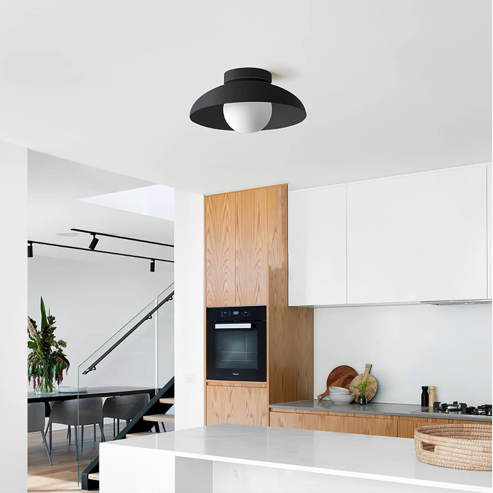 Elysora | Modern LED Glass Ceiling Light