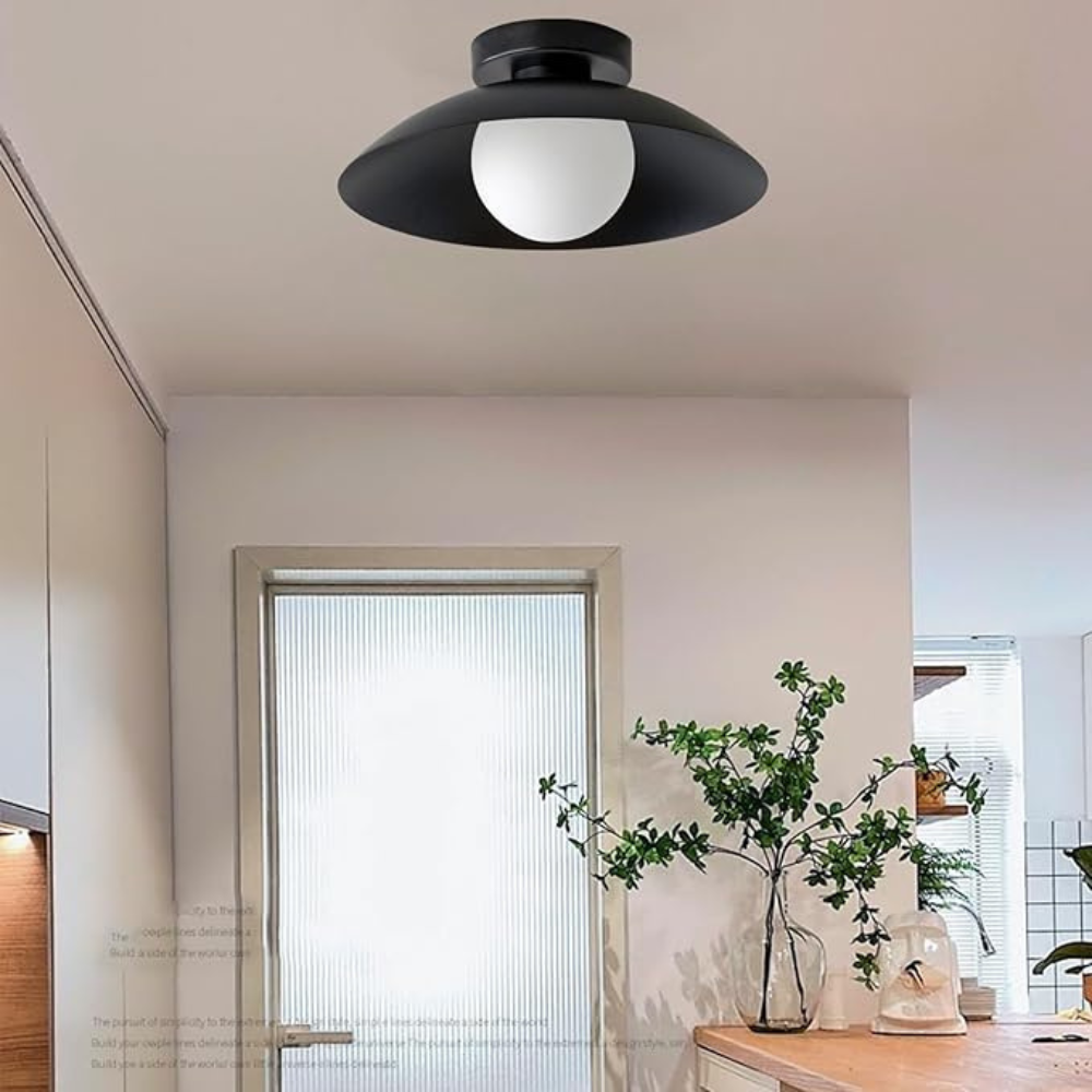 Elysora | Modern LED Glass Ceiling Light
