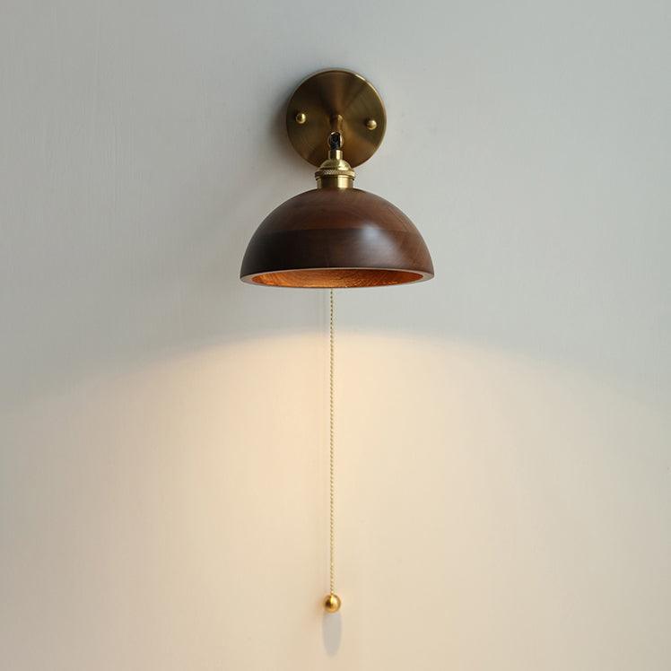 Eldora | Scandinavian Wall Lamp in Walnut Wood