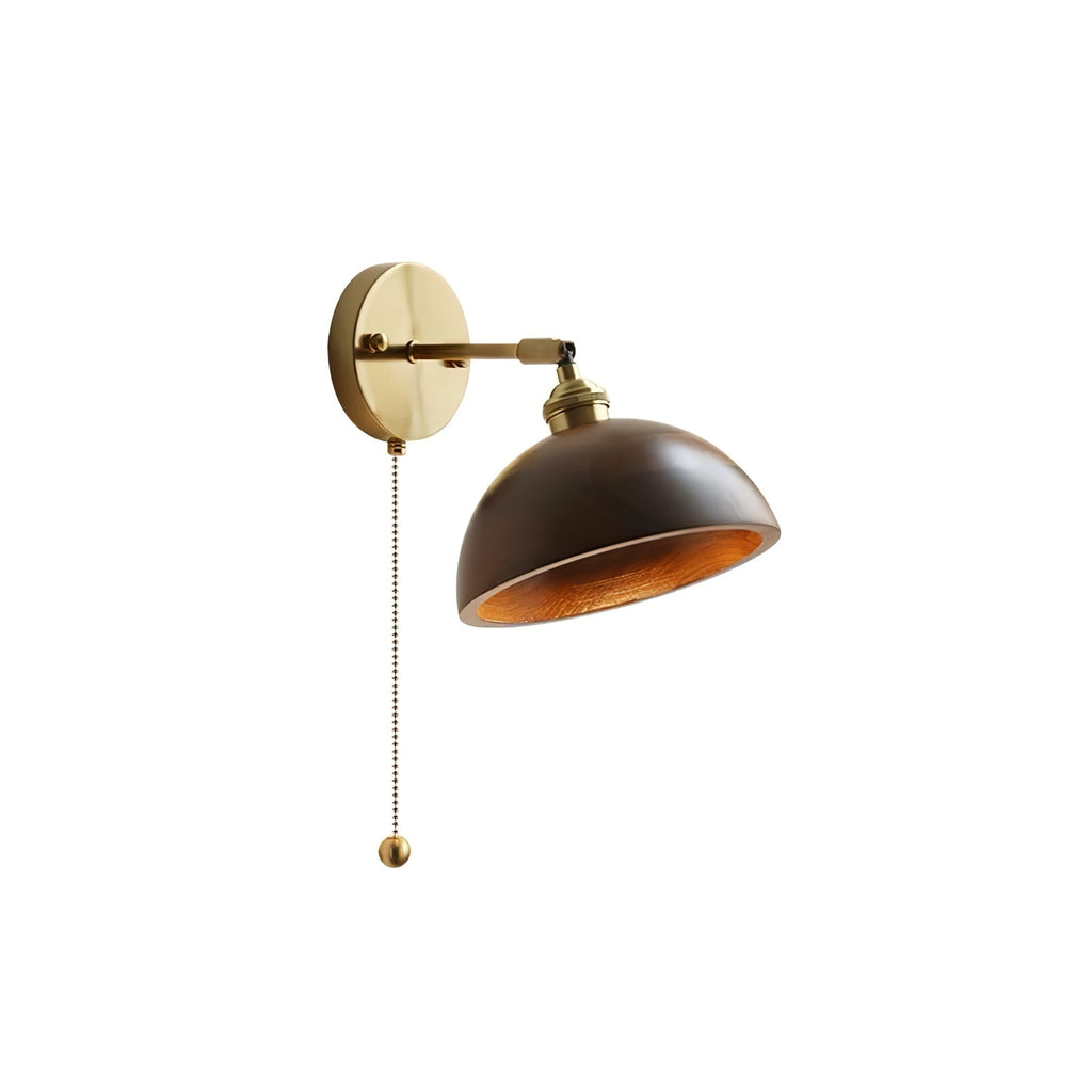 Eldora | Scandinavian Wall Lamp in Walnut Wood