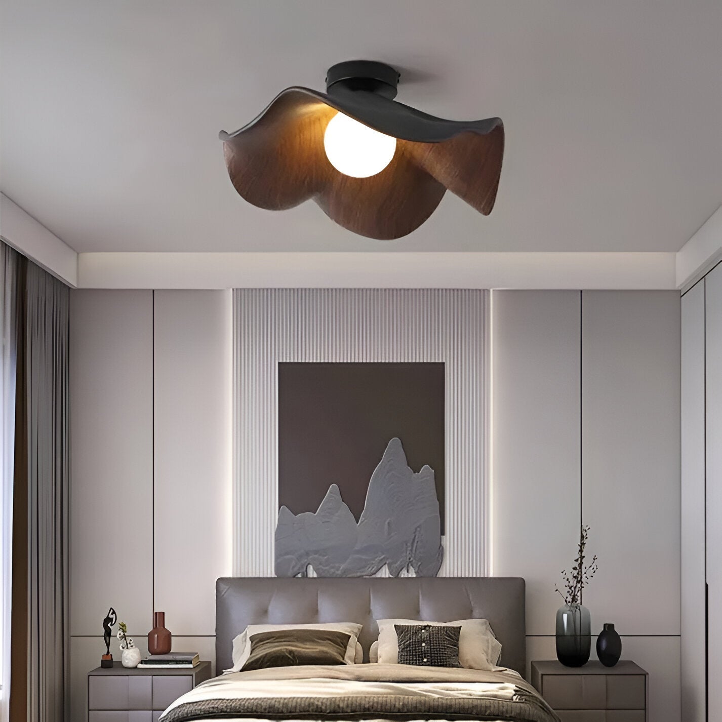 Lunara | Nordic Flower-Shaped LED Ceiling Lamp