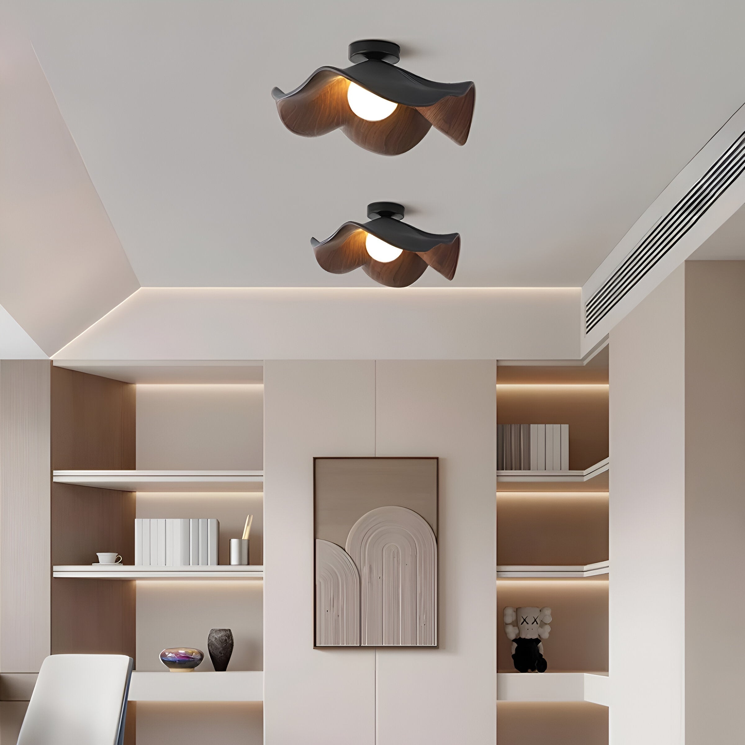 Lunara | Nordic Flower-Shaped LED Ceiling Lamp