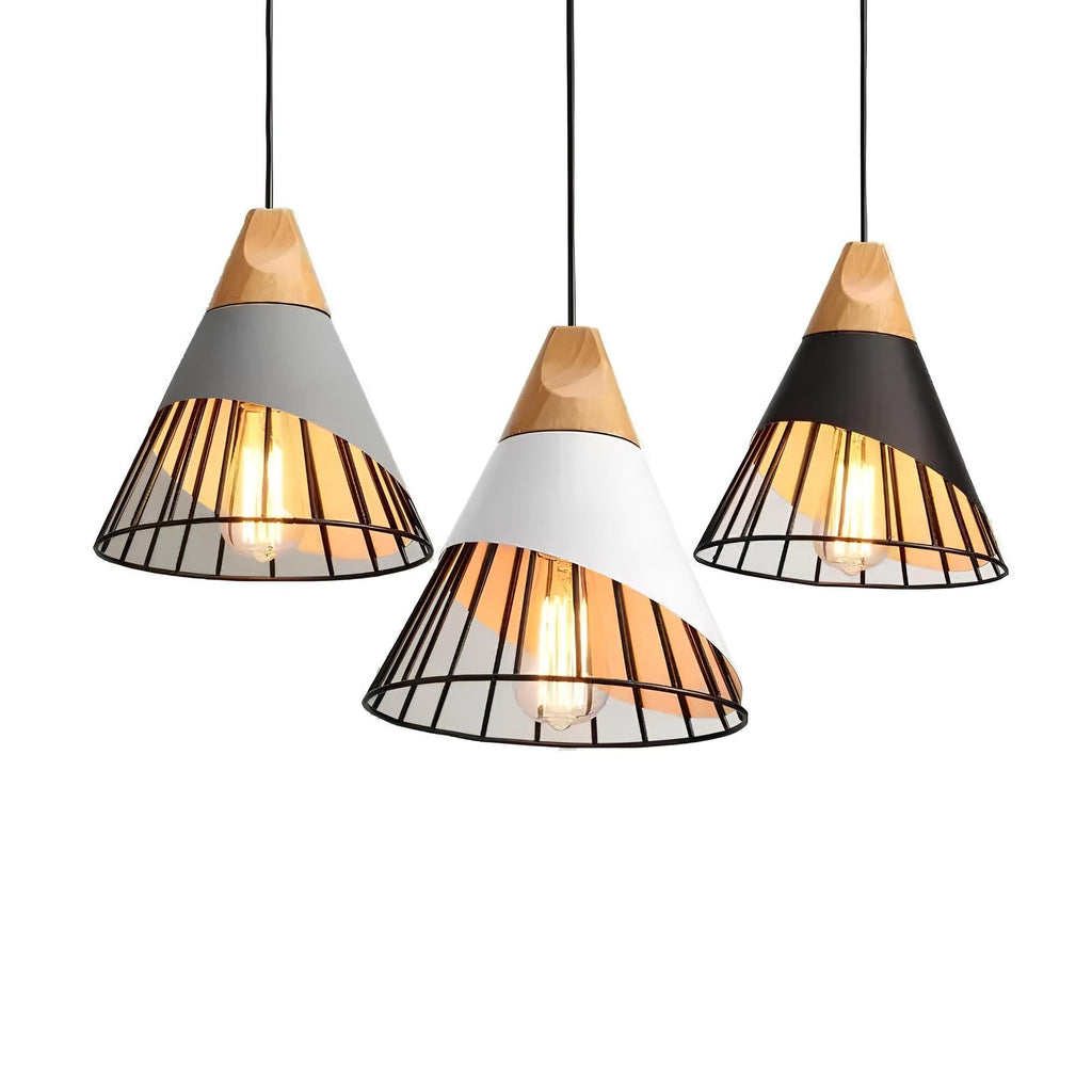 Vespera | Open Cage Industrial Pendant Lamp