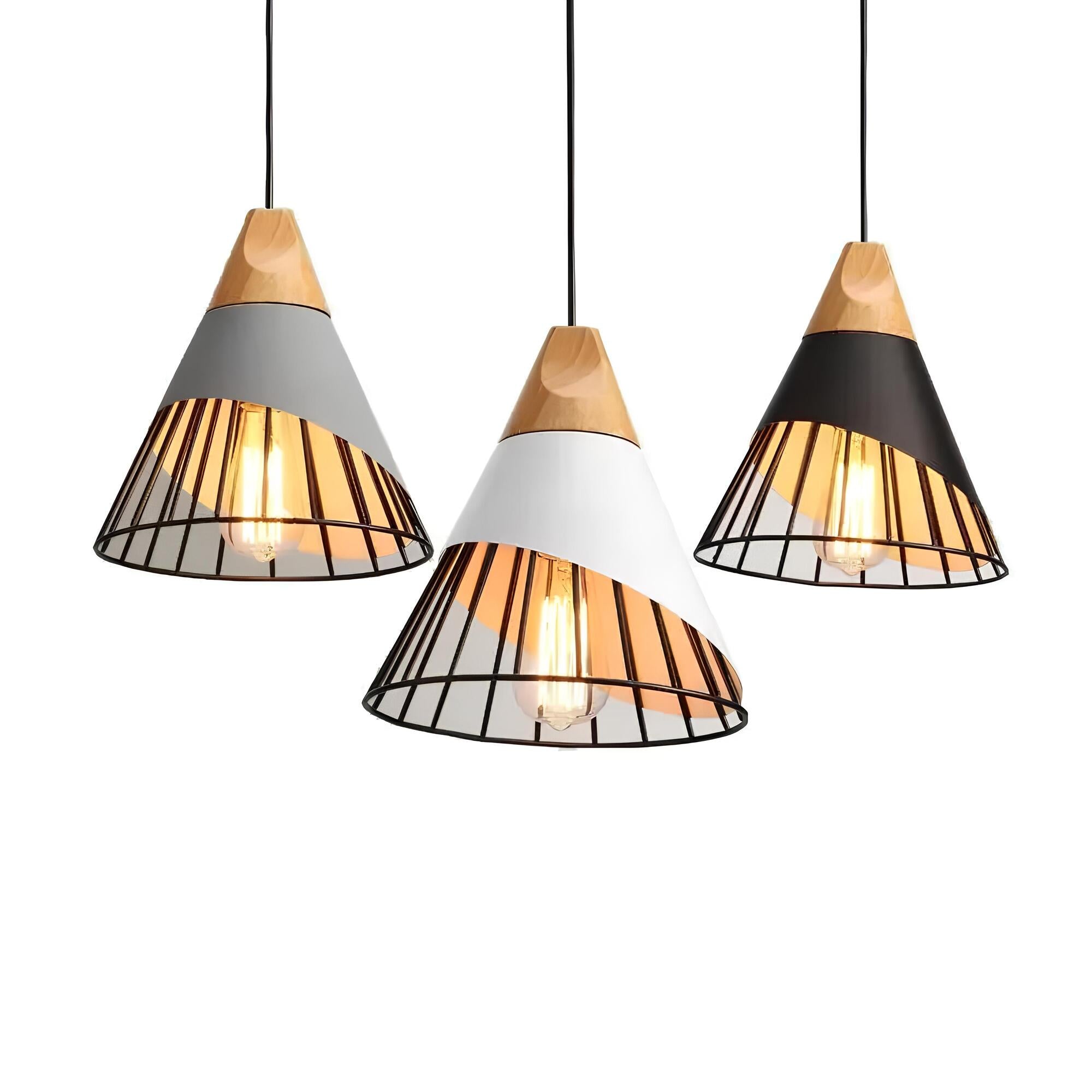 Vespera | Open Cage Industrial Pendant Lamp