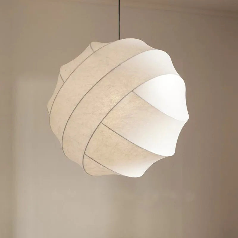 Avarela | Wabi Sabi Silk Sphere LED Pendant Light