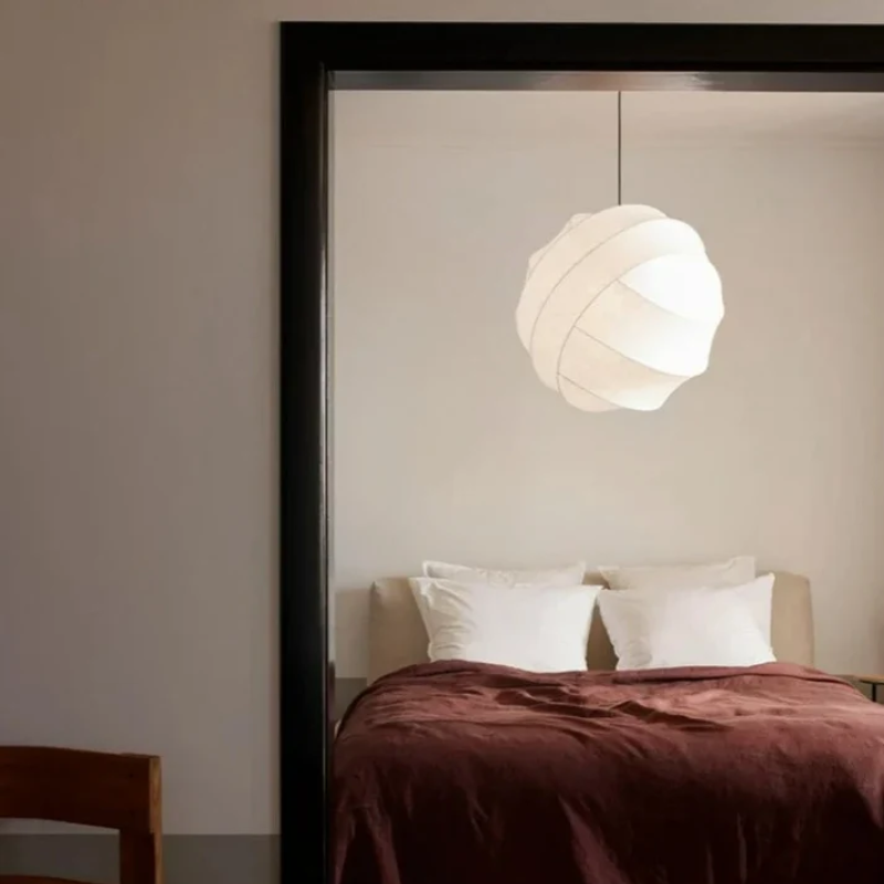 Avarela | Wabi Sabi Silk Sphere LED Pendant Light