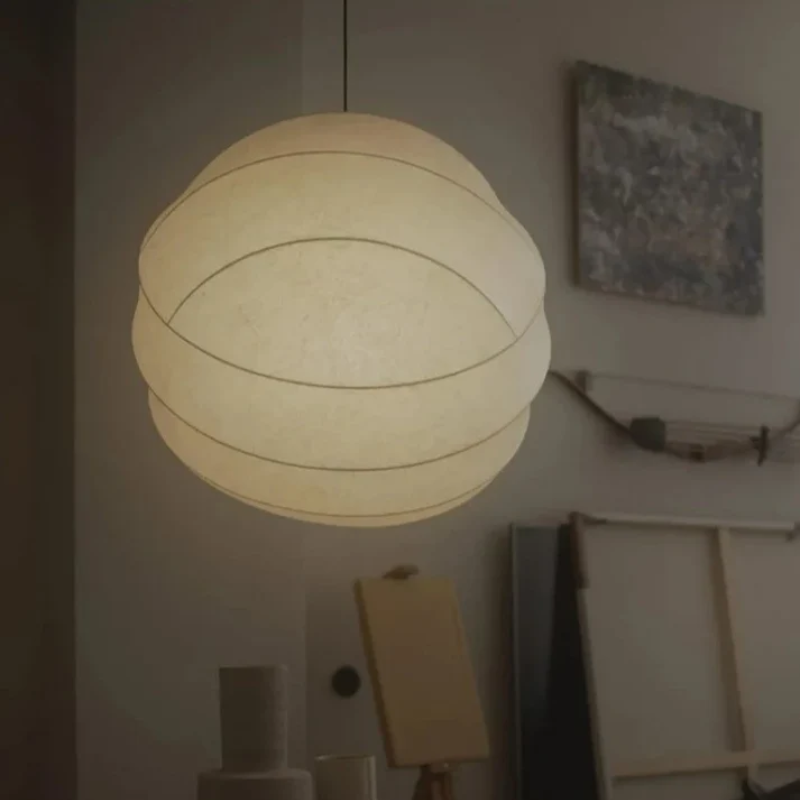 Avarela | Wabi Sabi Silk Sphere LED Pendant Light