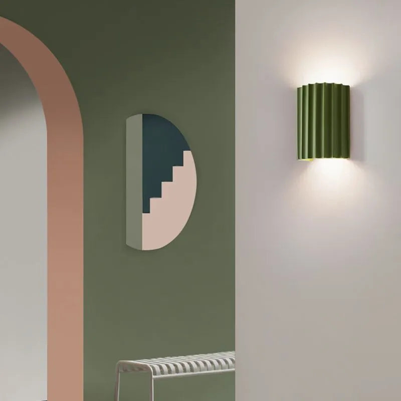 LumiMac | Modern Macaron LED Wall Sconce in Vibrant Colors