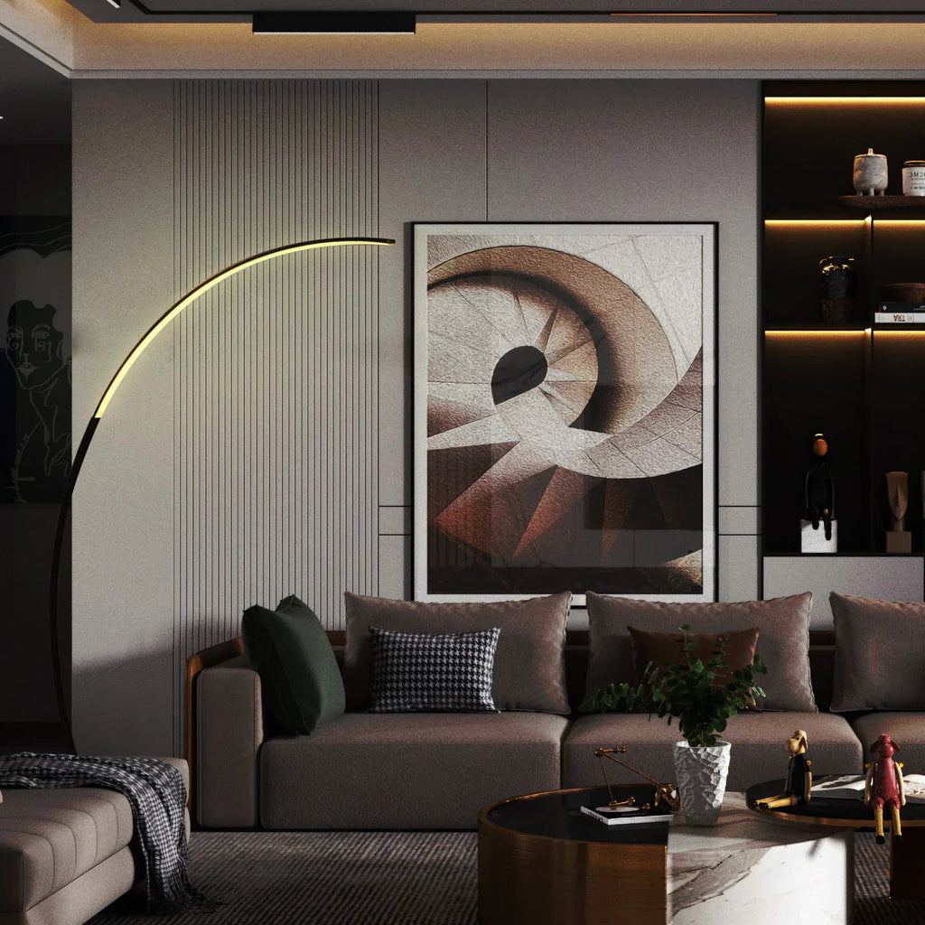 LumiArc RGB Floor Lamp | Colorful Mood Lighting
