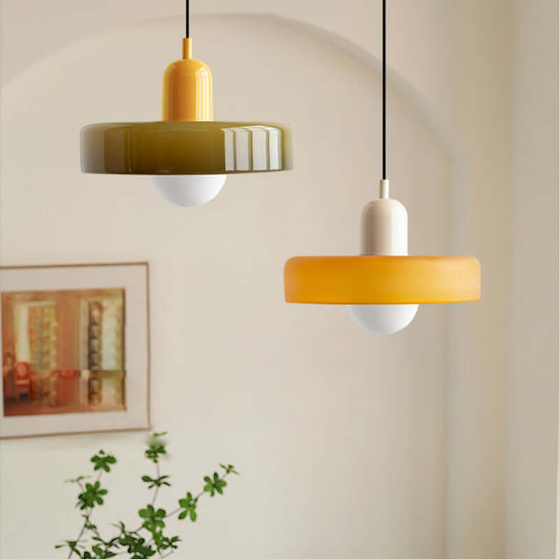 Colorful glass pendant lamp - Modern design 18