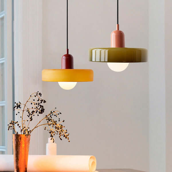Colorful glass pendant lamp - Modern design 5
