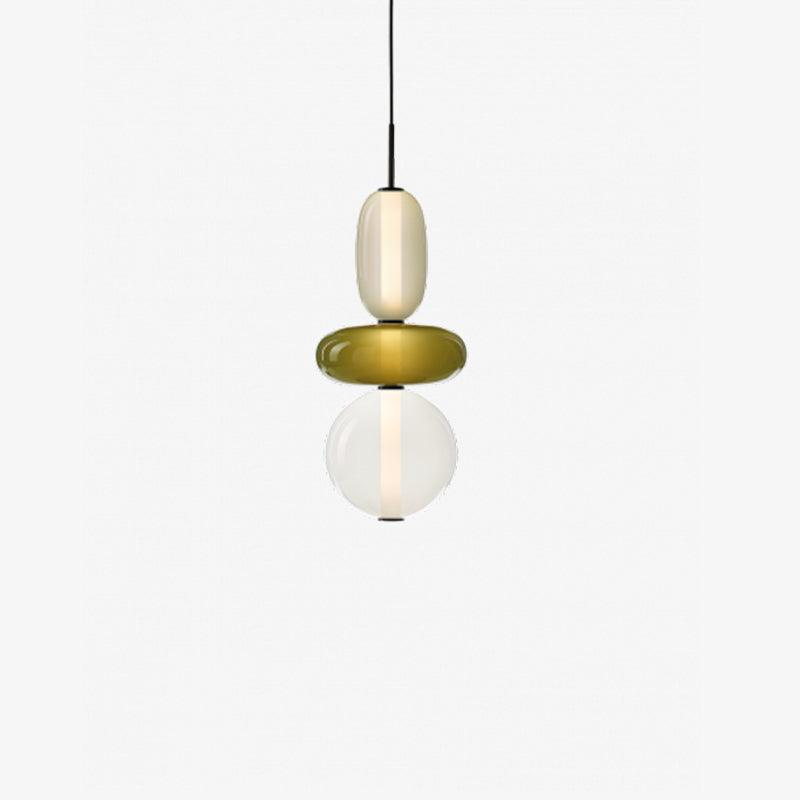 Colorful glass pendant lamp 14