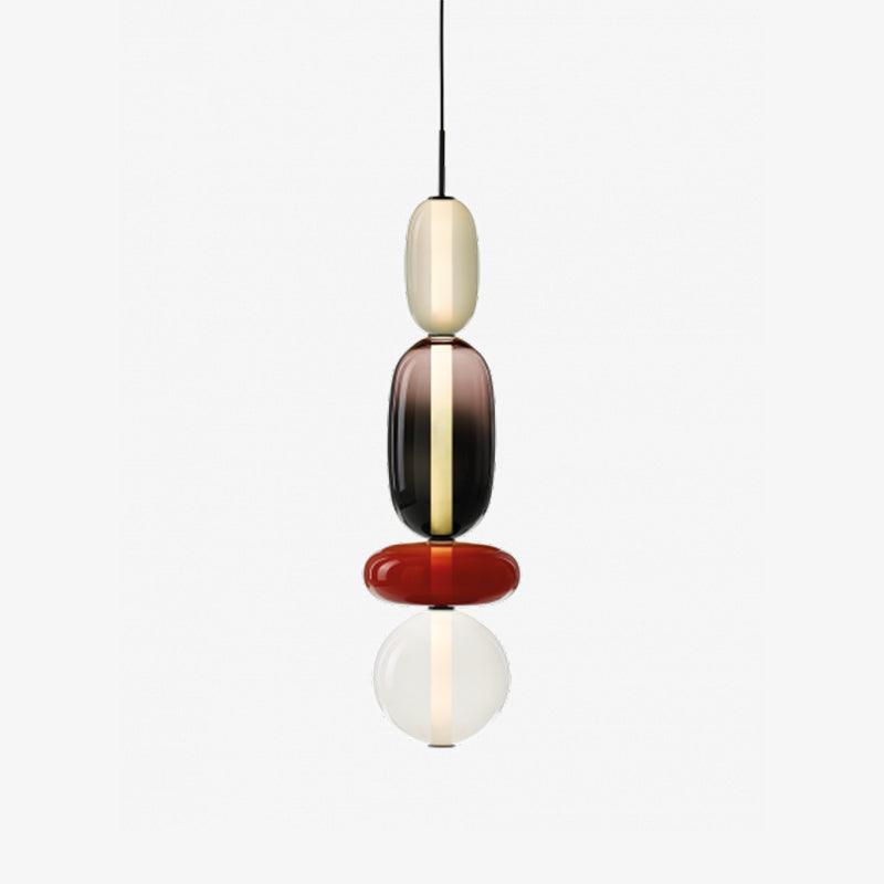 Colorful glass pendant lamp 17