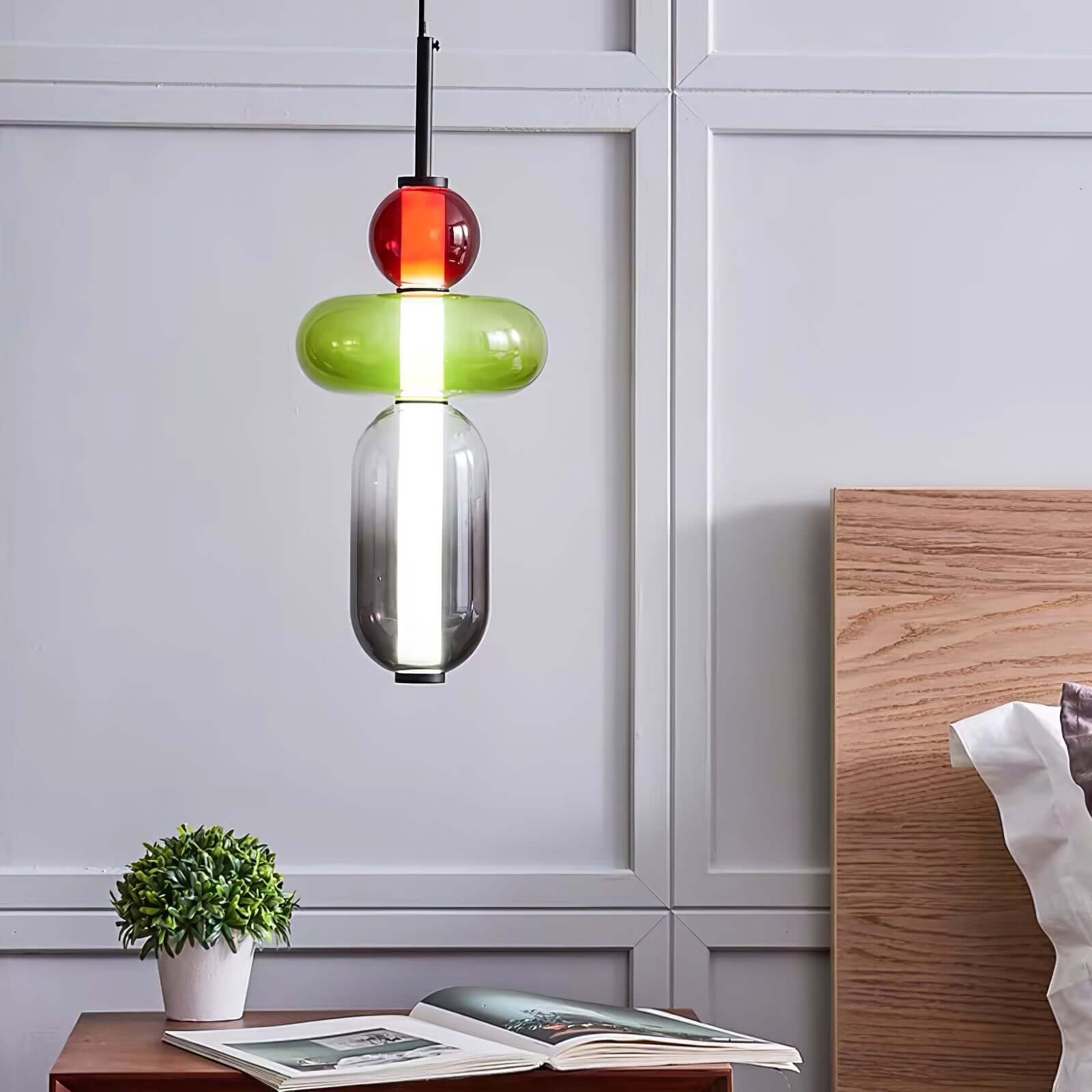Colorful glass pendant lamp 5
