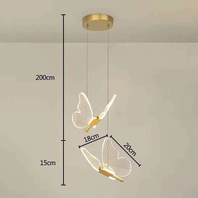 Decorative butterfly hanging lamp 7