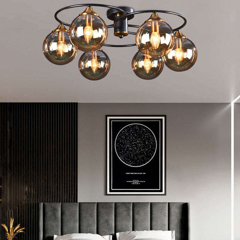 Dimmable vintage LED ceiling light 6