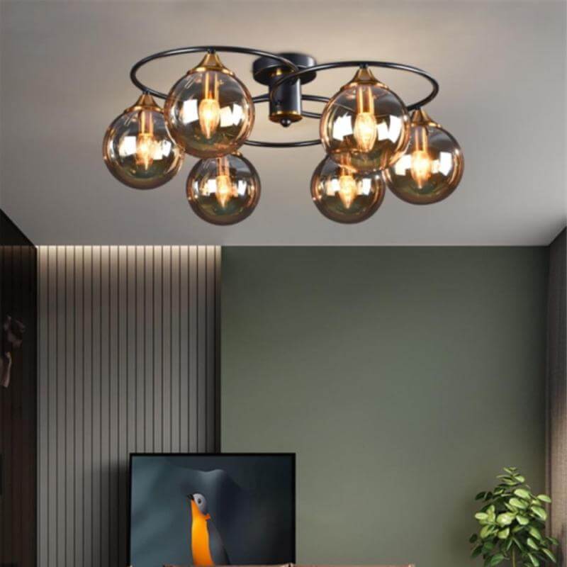 Dimmable vintage LED ceiling light 7