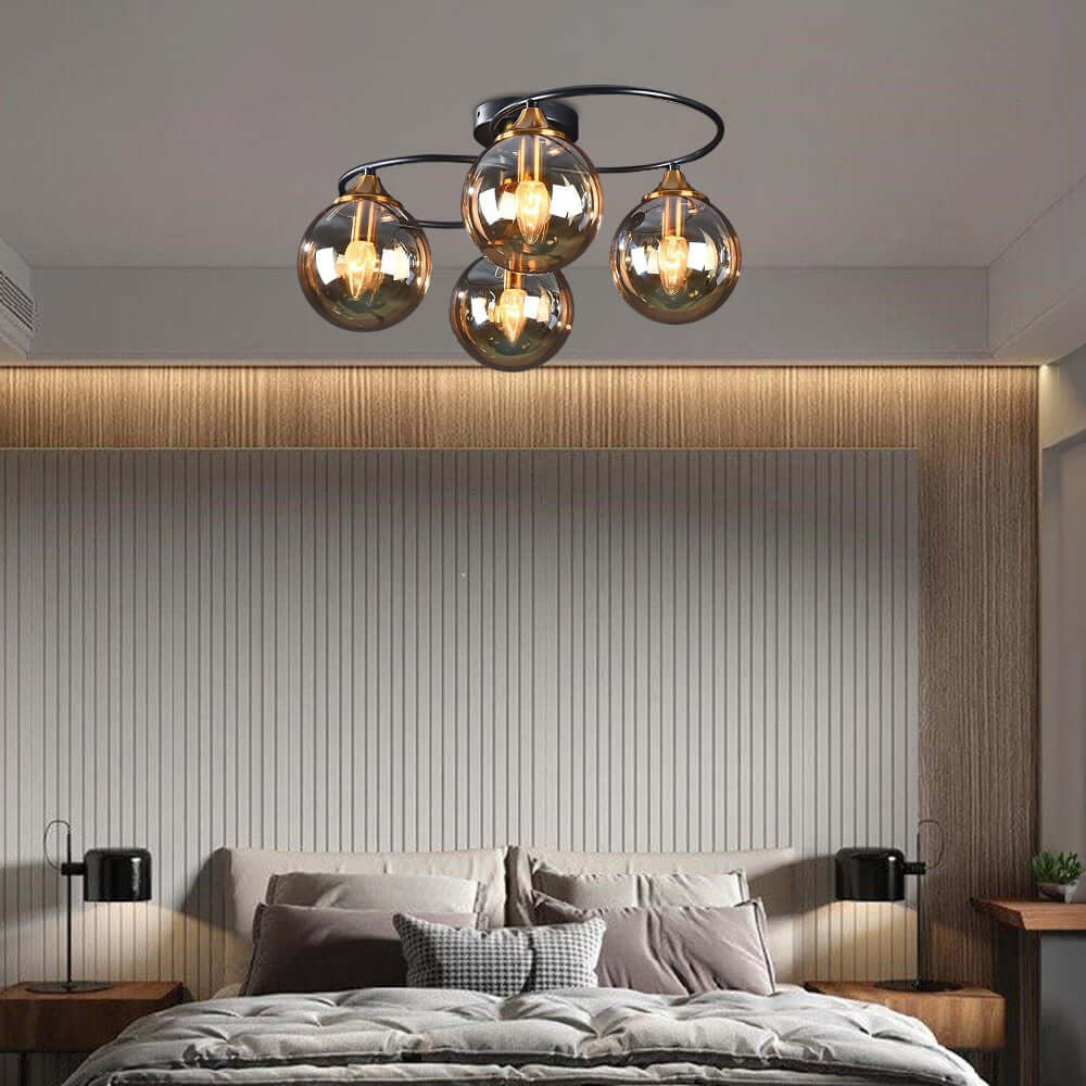 Dimmable vintage LED ceiling light 9