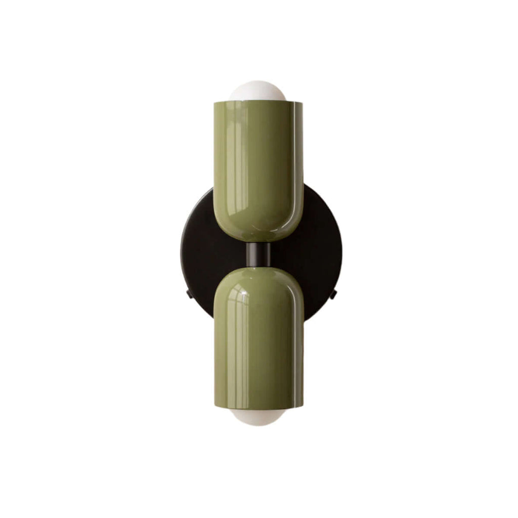 Double head wall lamp vintage metal design 10