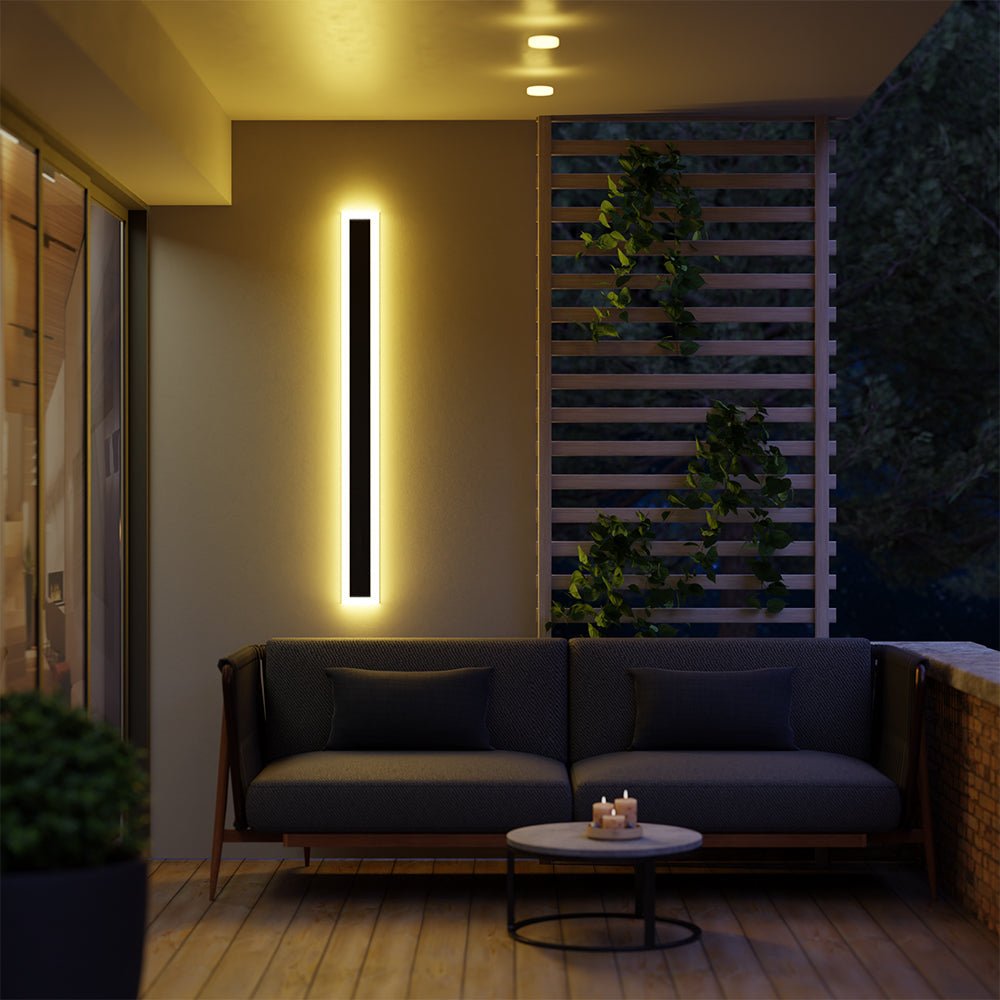 Caldera | Modern Dimmable Outdoor Wall Light, Aluminum & Acrylic, IP65